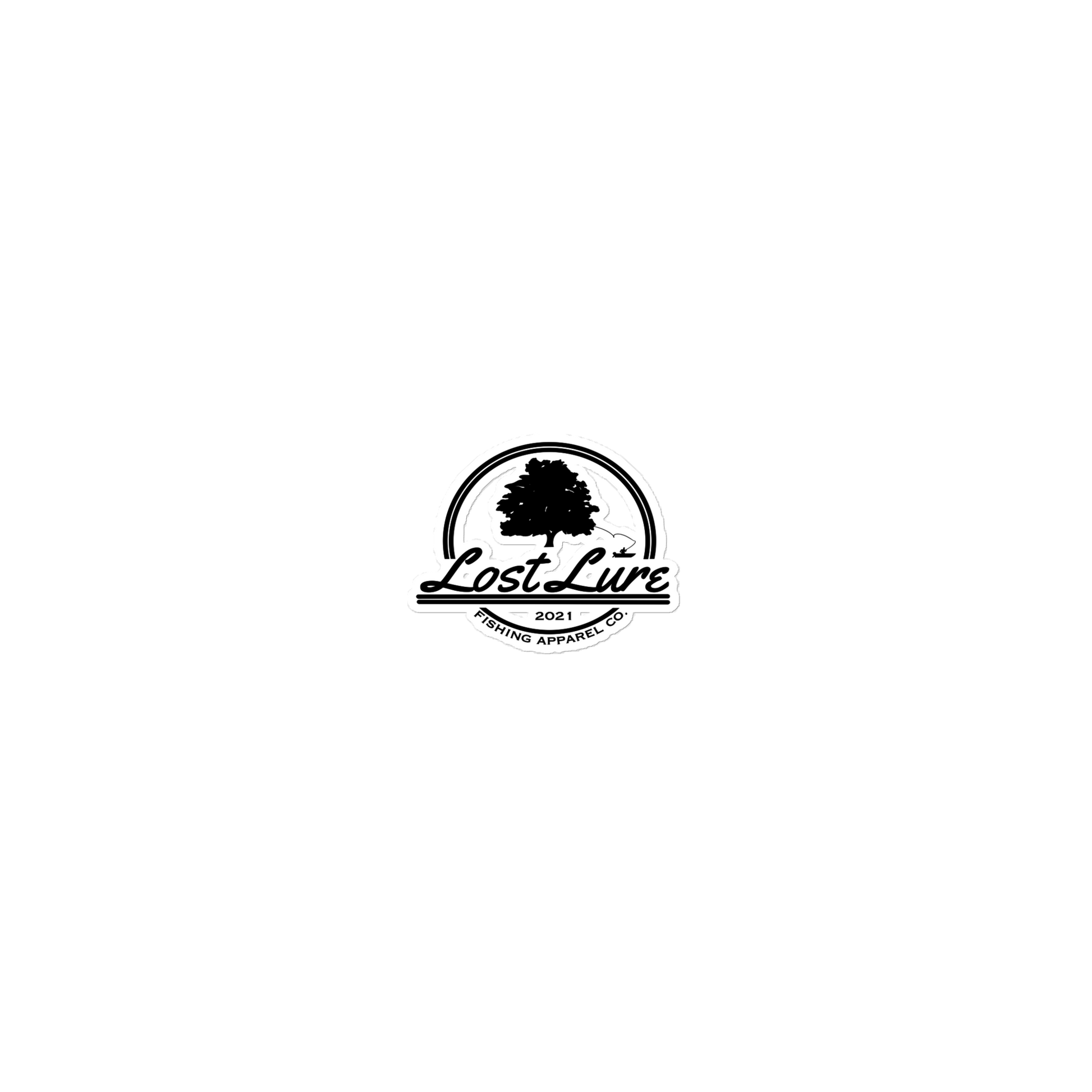 Lost Lure fishing Sticker. Small fishing sticker