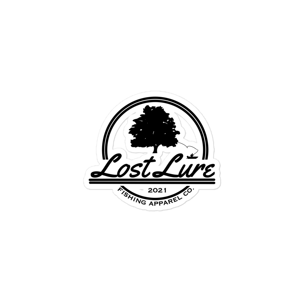 Lost Lure fishing Sticker. 3x3 fishing sticker