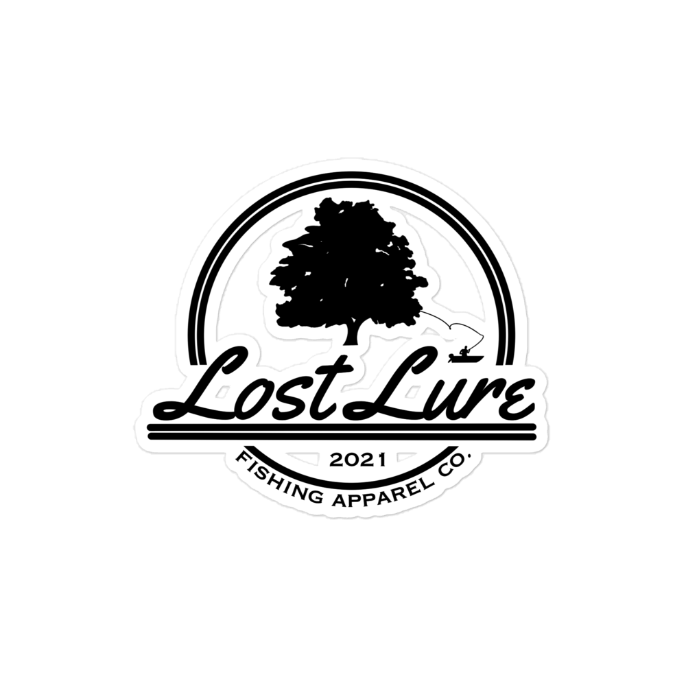 Lost Lure fishing Sticker. 4x4 fishing sticker