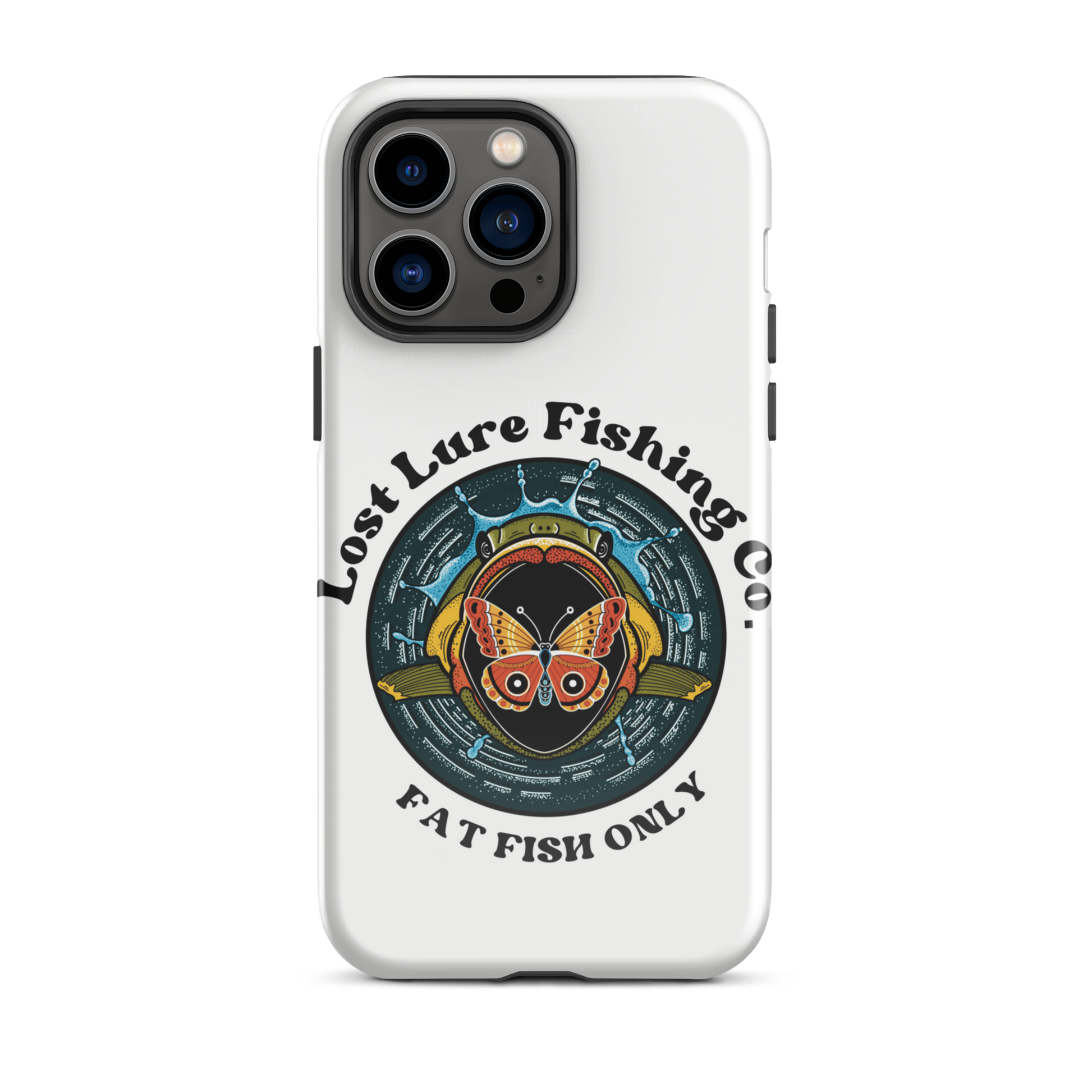 bass pro shop lure covers “Fat Fish Only” Largemouth Bass iPhone Case Matte / iPhone 13
