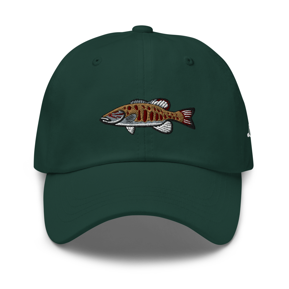 Smallmouth Bass Fishing Hat Spruce