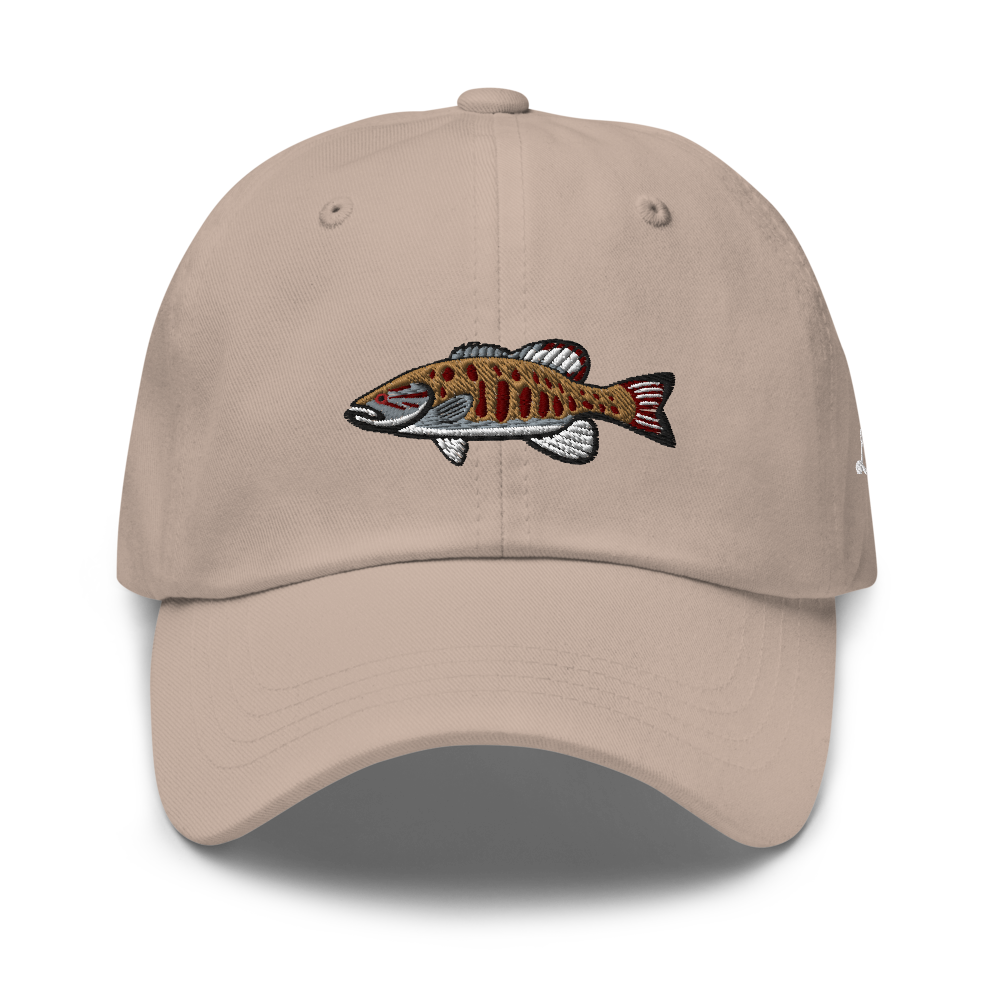 Smallmouth Bass Fishing Hat Stone