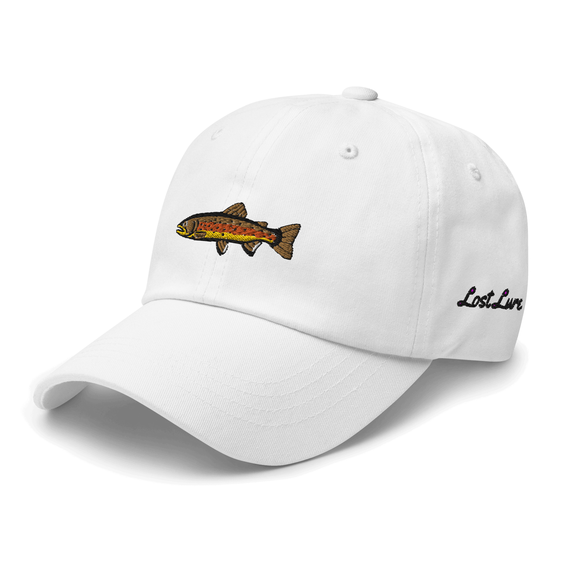 Brown Trout Fishing Hat Pink